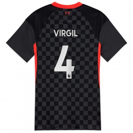 Billiga Fotbollströjor Liverpool Virgil van Dijk 4 Tredje tröja 2020/21 Kortärmad